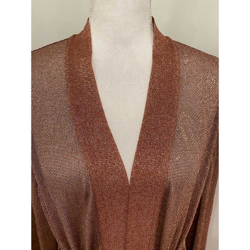 Jonathan Simkhai NWT Cover-Up in Copper Metallic - Picture 3 of 9